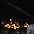 晚上在地中海港灣的最大型表演!!滿滿的蠟燭~2