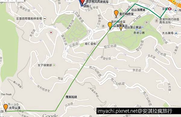 香港山頂纜車與太平山旅行路線