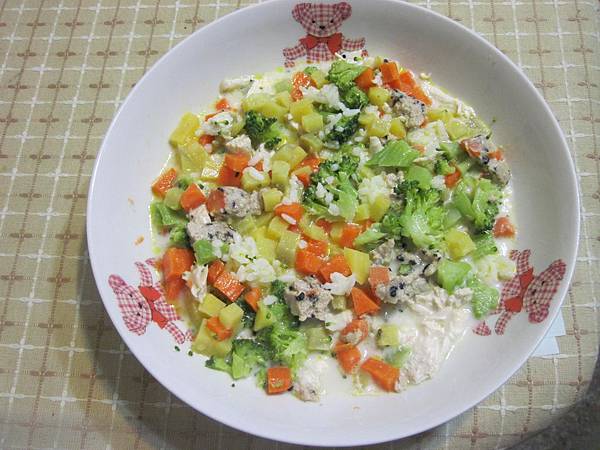 豆漿蔬菜燉飯