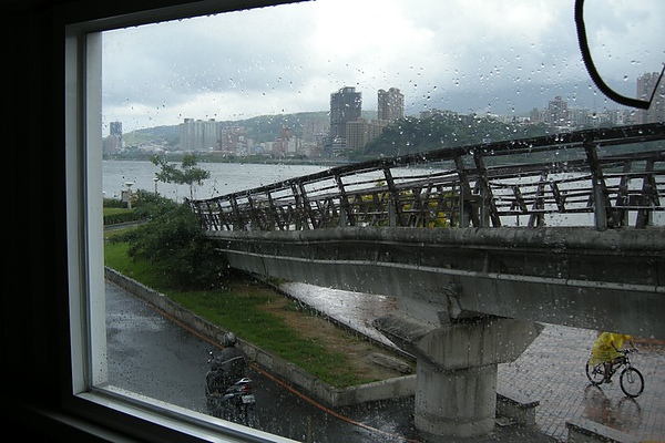 風雨飄搖中的單車引道