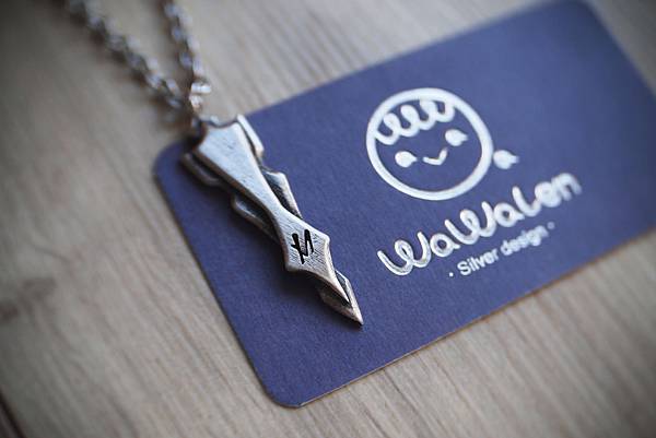 純銀訂作飾品【亮銀槍】 項鍊