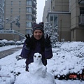 跟室友一起隨便堆的雪人.JPG