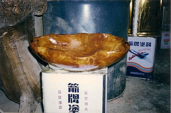 台灣檜木果盆