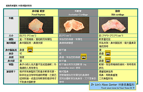 自體軟骨超級比一比 自體軟骨超級比一比
