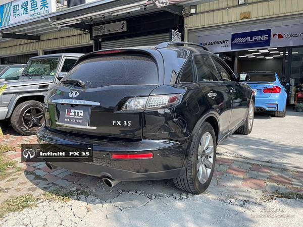 音仕達專業汽車音響 INFINITI FX35 安裝：ERF