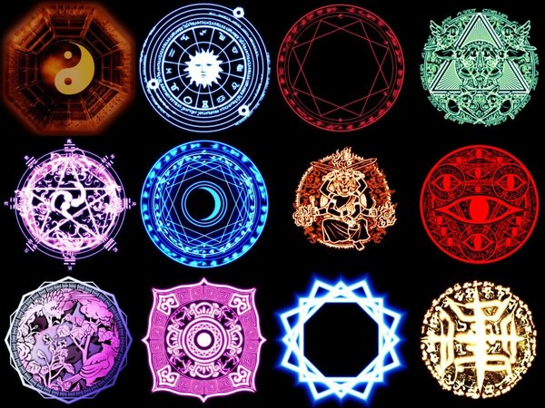 魔法陣圖 魔法阵壁纸 十二芒星魔法阵图片 阵图