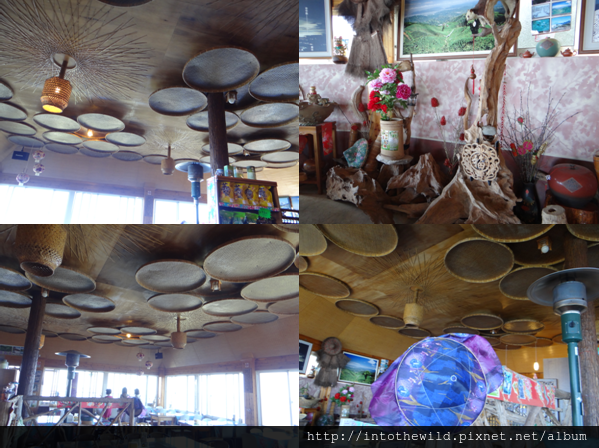 圖片341_銀杏森林餐廳用笳笠裝飾天花板