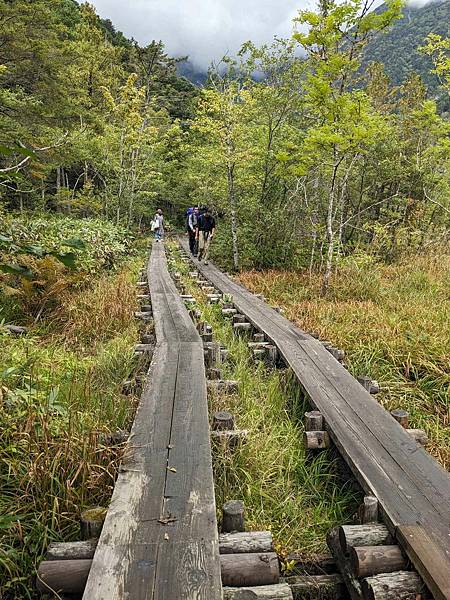 重遊上高地, 前往德澤山屋住宿