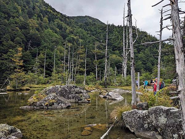 重遊上高地, 前往德澤山屋住宿