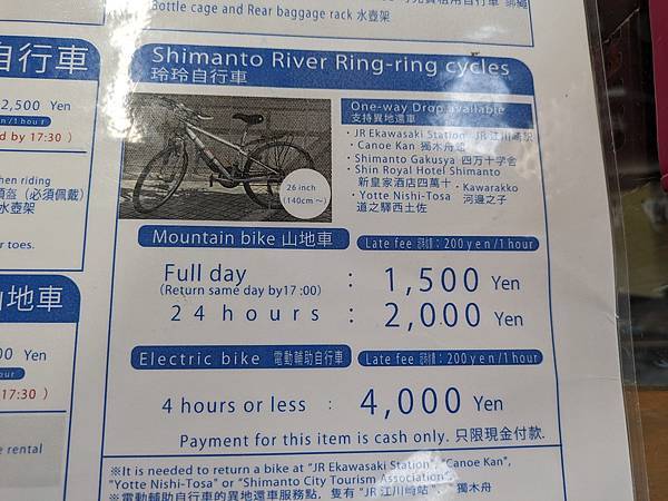 日本四國-四萬十川騎行46公里一日紀錄