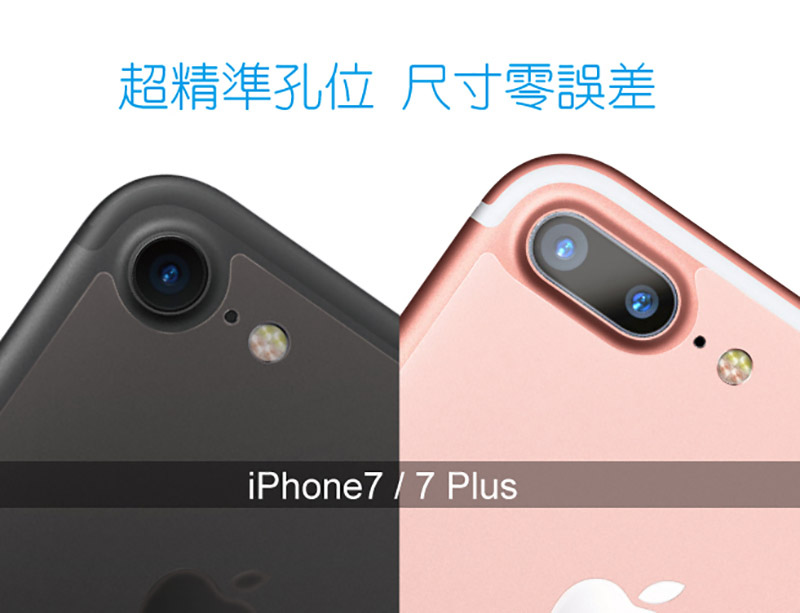 蘋果瘋 hoda iPhone 7/7 Plus 「背面」疏油疏水霧面保護貼 (2片/組)