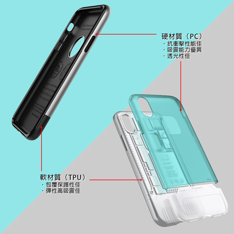 Spigen SGP iPhone X Classic C1 & One 十週年紀念手機殼 - TPU+PC 雙層防護設計