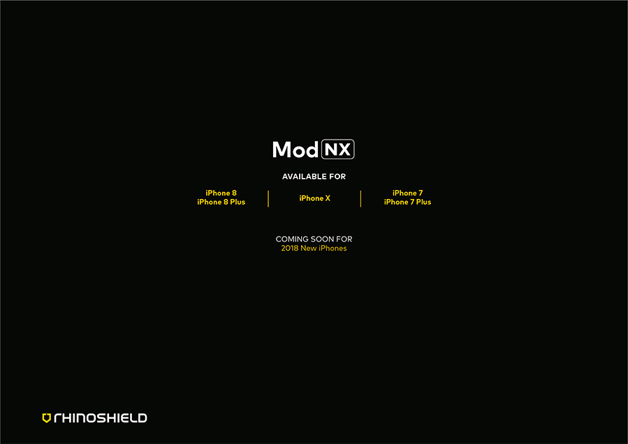 Mod 新發售|犀牛盾 iPhone X/8/7 & Plus 全新 Mod NX 邊框背蓋兩用防摔殼 Mod 新發售|犀牛盾 iPhone X/8/7 & Plus 全新 Mod NX 邊框背蓋兩用防摔殼
