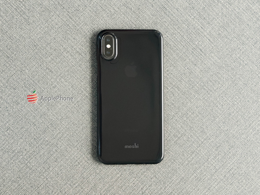 實機背後美照 - 隱魅黑  iPhone Xs/X 通用保護殼，若是用於 iPhone X  後鏡頭會稍微偏左上，但不影響使用