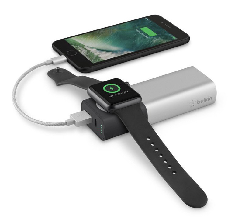 Belkin iPhone + Apple Watch用 モバイルバッデリー Amazon.co.jp: Belkin Apple Watch モバイルバッテリー 充電器 2