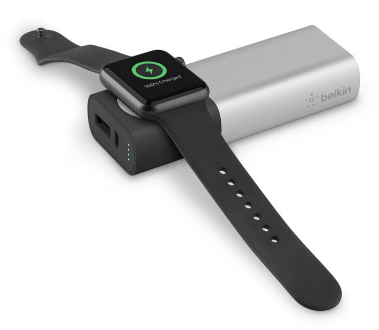 Belkin Valet Charger Apple Watch+iPhone 6700mah 二合一行動電源