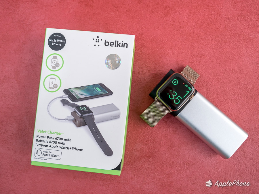 【開箱】Belkin Valet Charger Apple Watch+iPhone 6700mah 二合一行動電源