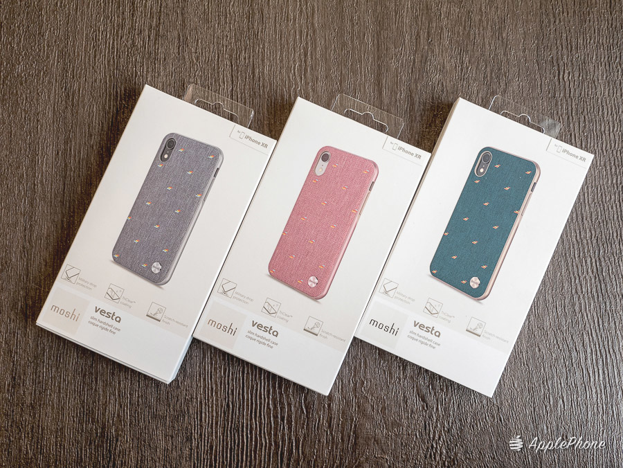 【開箱】Moshi iPhone XS Max/XR Vesta 風尚布質背蓋殼