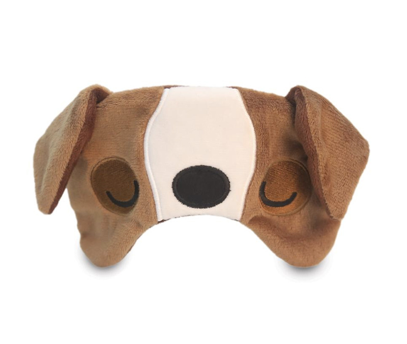 Travelmall 舒適旅行眼罩 兒童專用-鬥牛犬 鬥牛犬造型眼罩
