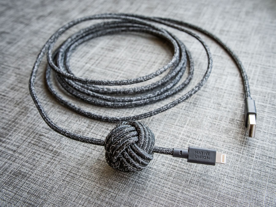 NATIVE UNION - 3公尺 充電傳輸線・ Night Cable Lightning 對 USB-A