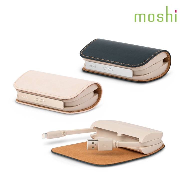 moshi IonGo 5K 帶線行動電源 (USB 及 Lightning 雙充電線，iPhone 充電專用) 5000 mAh