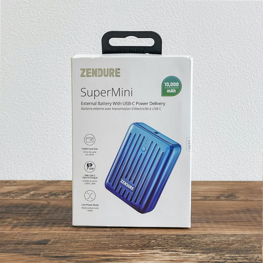 開箱使用 Zendure SuperMini 10000mAh 雙快充行動電源 包裝