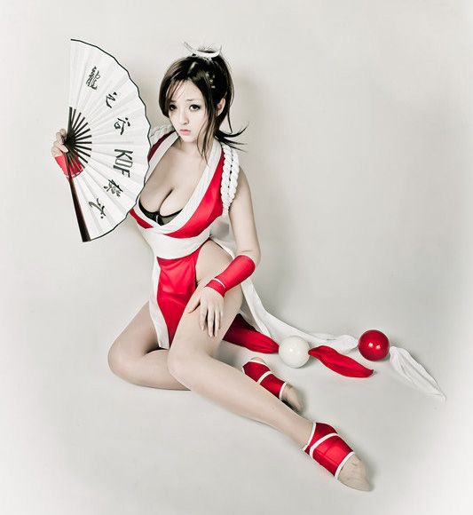 H罩杯性感乳神cosplay【拳皇】不知火舞