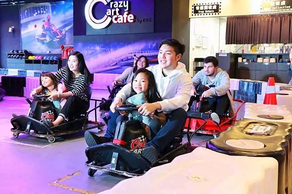 【台北親子主題餐廳】Crazy Cart Cafe 甩尾卡丁