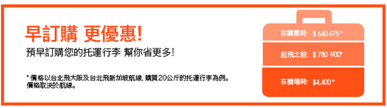 捷星 航空 Jetstar 日本 大阪 名古屋 東京 行李 托運 價格 訂票教學 訂票步驟 教學 