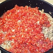 2 fried chopped tomato (webpage usage)