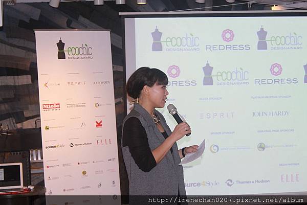 The EcoChic Design Award 2013 Launch_ Taiwan_Ivy Yeung_ May 15 2013_amba Hotel