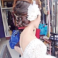 nEO_IMG_P271歐式宮廷盤髮蕾絲緞帶花飾