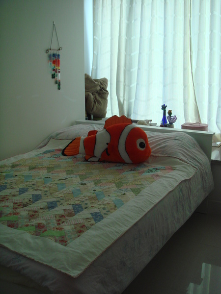 晚上 Nemo 陪我睡覺