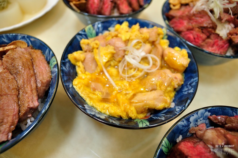 牛排丼+親子丼+蘿蔔煮 (6).JPG