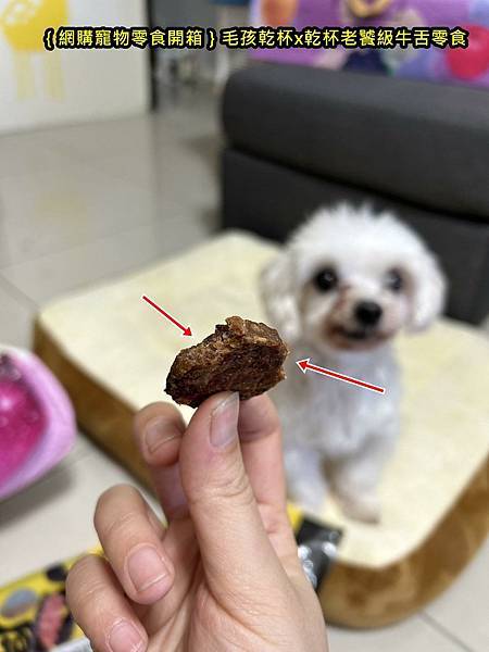 ｛網購寵物零食開箱｝毛孩乾杯x乾杯老饕級牛舌零食_無添加x無