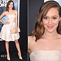  Alycia Debnam Carey in Erin Fetherston – ‘'Into The Storm'’ New York Premiere