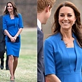 Kate Middleton / Princess Kate / Catherine, Duchess of Cambridge in L.K. Bennett – Ceramic Poppy Field of Remembrance