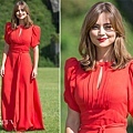 Jenna Coleman in Peekaboo Vintage – ‘'Doctor Who’' Cardiff Premiere