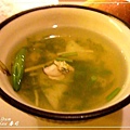 14.山藥蛤仔清湯(葛切、蛤仔、綠金針、山藥、金針菇、海帶、桔皮絲)