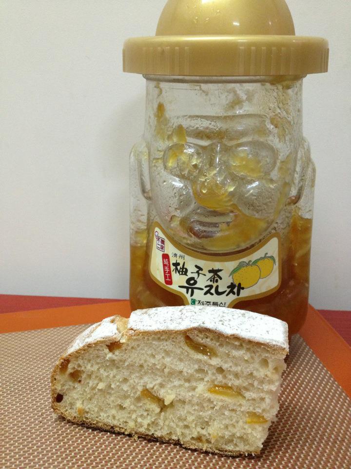 天然酵母柚子麵包 天然酵母柚子麵包