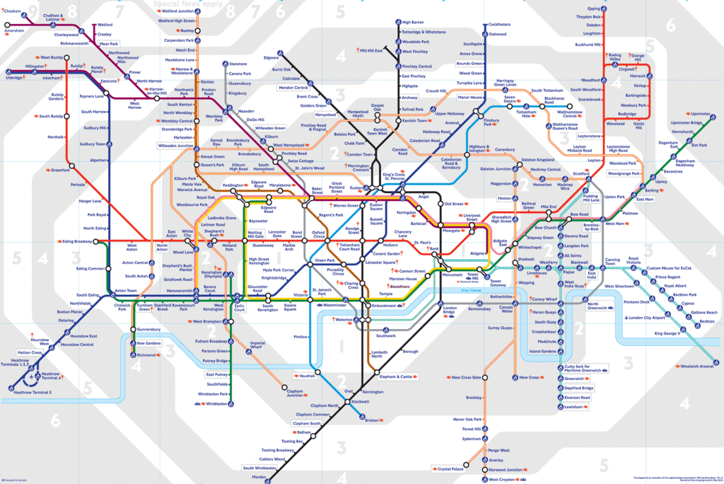 London tube map