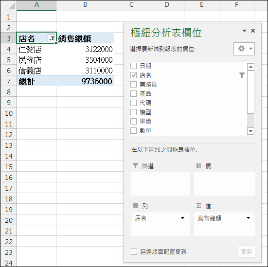 Excel-14個樞紐分析表應用練習