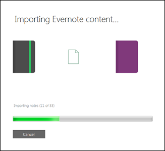 將Evernote記事移轉至OneNote中