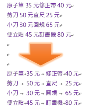 Ｗord-善用Tab鍵來定位排版文字