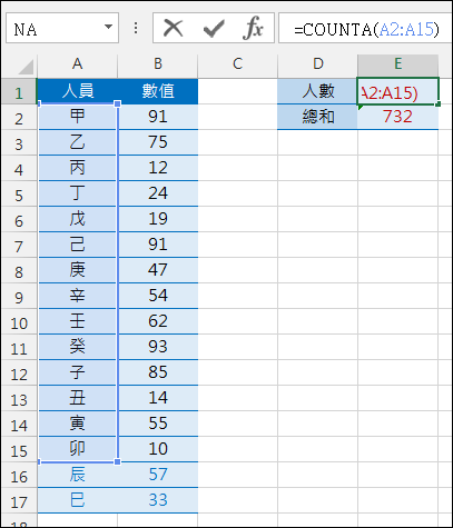 Excel-已寫好的公式又新增資料，如何方便的調整公式