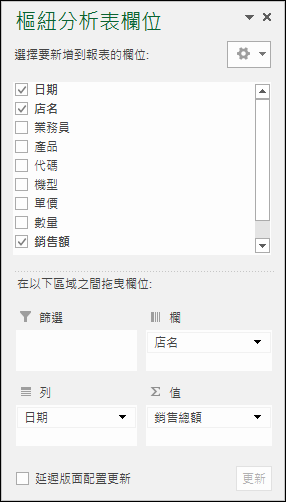 Excel-樞紐分析報表格式變化練習