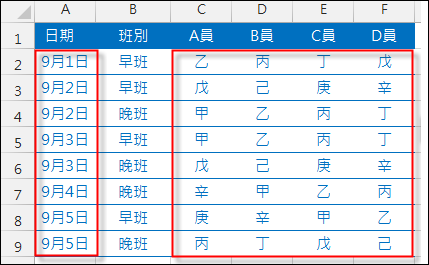 Excel-資料表重組(SUMPRODUCT,OFFSET,ROW)