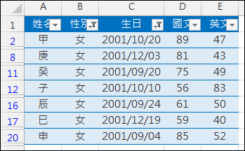 Excel-在進階篩選中使用公式運算 Excel-在進階篩選中使用公式運算