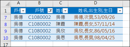 Excel-由原始清單中挑出符合指定內容的清單(ROW,SMALL,OFFSET) Excel-由原始清單中挑出符合指定內容的清單(ROW,SMALL,OFFSET)