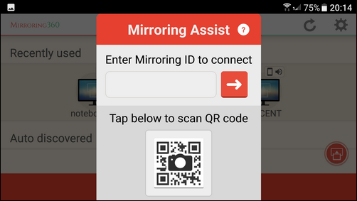 手機無線投影至電腦(以MIRRORING360為例) 手機無線投影至電腦(以MIRRORING360為例)